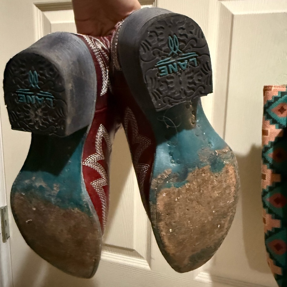 Red Cowgirl Boots Lane ( Lexington boot ) - Picture 3 of 5